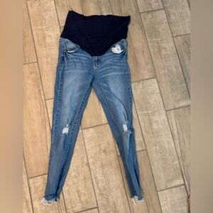 Pink Blush Maternity Jeans